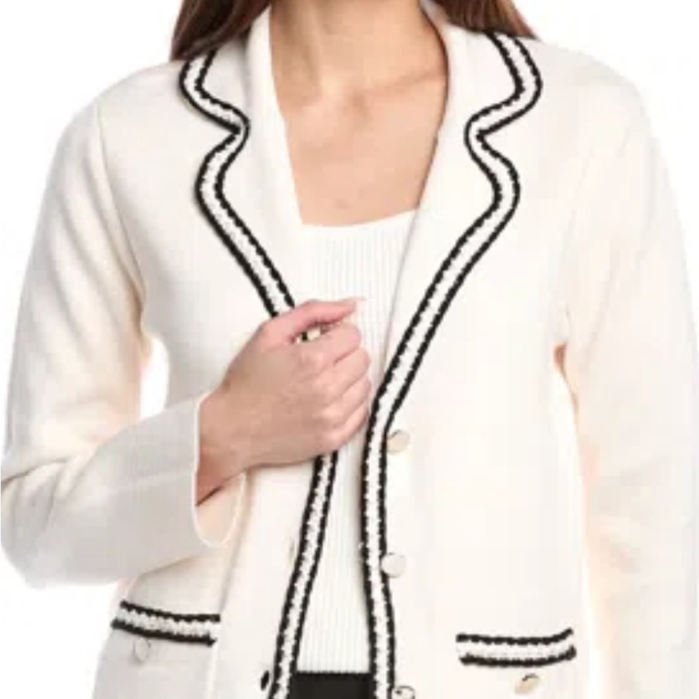 Anne Klein white dove Blazer xl